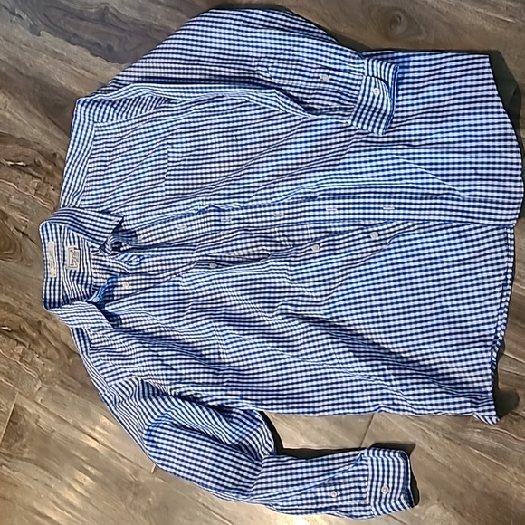 L.L. Bean Other - 5/$15 LL Bean Large checked plaid Long Sleeve Button Up Shirt 100% Cotton